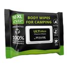 Toalhetes corporais Pure Active Camping 50 XXL 30x30cm Biodegradáveis