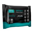 Toalhetes corporais Pure Active XXL para adultos, pacote com 50, sem perfume