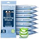 Toalhetes corporais Refreshify Bathing Ultra Thick Aloe 100 Ct
