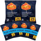 Toalhetes de acampamento Inspire Trail Wipes biodegradáveis (50x2)