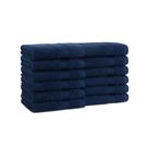 Toalhetes de banho Arkwright, pacote com 12, 100% algodão, 600 g/m2, Lapis Navy