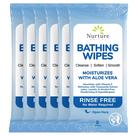 Toalhetes de banho Nurture Valley Nurture XL com babosa para adultos x48