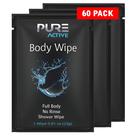 Toalhetes de banho Pure Active 60 embalados individualmente