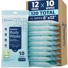 Toalhetes de banho Refreshify 120 XL Body Adults com Aloe e Vitamina E Toalhetes de banho Refreshify 120 XL Body Adults com Aloe e Vitamina E