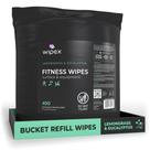 Toalhetes de ginástica Refill Roll Wipex 400 unidades com aroma de capim-limão
