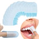 Toalhetes de limpeza de dentes para limpeza de dedos, incluindo 50 unidades descartáveis