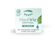 Toalhetes de limpeza de pálpebras MediViz Tea Tree 30 Towelettes