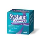 Toalhetes de limpeza de pálpebras Systane Lid Wipes 30 unidades (pacote com 3)