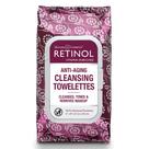 Toalhetes de Limpeza Facial Anti-Envelhecimento com Retinol, Vitaminas A e E Toalhetes de Limpeza Facial Anti-Envelhecimento com Retinol, Vitaminas A e E