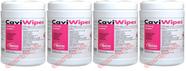 Toalhetes de limpeza germacidas Metrex CaviWipes 160 ct (pacote com 4)