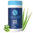 Toalhetes de máscara de CPAP Snugell, 110 unidades, sem perfume, aloe vera Toalhetes de máscara de CPAP Snugell, 110 unidades, sem perfume, aloe vera