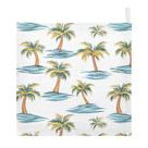 Toalhetes de musselina para bebês vvfelixl Beach Palmeiras 30x30cm, pacote com 3
