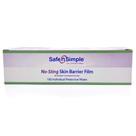 Toalhetes de película de barreira de pele Safe n' Simple No Sting 100 unidades Toalhetes de película de barreira de pele Safe n' Simple No Sting 100 unidades