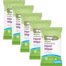 Toalhetes desinfetantes para as mãos Boogie, antibacterianos, sem álcool, 100%