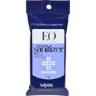 Toalhetes desinfetantes para as mãos EO Products Lavender 10 towelettes x 6
