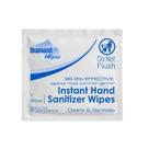 Toalhetes desinfetantes para mãos Diamond Wipes 65% de álcool 100 ct