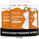 Toalhetes desodorantes FOMIN Acidified Citrus Harmony 45 unidades Toalhetes desodorantes FOMIN Acidified Citrus Harmony 45 unidades