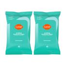 Toalhetes desodorantes Lume Acidificados 24 horas para controle de odor 45 ct x2