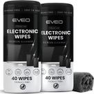 Toalhetes Eletrônicos EVEO Screen Cleaner - Pacote com 80 Unidades (2 x 40) + Pano