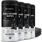 Toalhetes eletrônicos sem riscos para limpador de tela e relógio inteligente pacote com 4 x 40 Tela de TV, Smart TV, tela de computador, laptop, telefone, tablet e dispositivos eletrônicos tecido de microfibra incluído 160 toalhetes