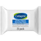 Toalhetes faciais para remoção de maquiagem Cetaphil Gentle 25 Count Toalhetes faciais para remoção de maquiagem Cetaphil Gentle 25 Count