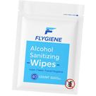 Toalhetes higienizantes FLYGIENE Travel Wet Wipes 70% de álcool 40 ct