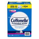 Toalhetes laváveis Cottonelle 504 Count