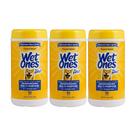 Toalhetes para cães, Wet Ones, pacote com 3, 50 unidades, desodorizante tropical