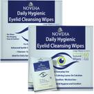 Toalhetes para pálpebras e cílios NOVEHA Daily Hygienic 120 unidades (pacote com 2)