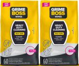 Toalhetes úmidos Grime Boss Heavy Duty Surface and Hand (2x60 ct)