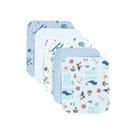Toalhinha De Boca Karinho Estampada 32Cm X 25Cm Contem 05 Un-AZUL - Papi
