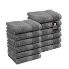 Toalhinha LANE LINEN Grey, pacote com 12, 100% algodão, 33x33cm