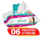 Toalhinha umedecida Meu bebê kit com 6 pacotes