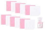 Toalhinhas de banho para bebê BEBE FAVOUR 100% algodão, 12 unidades, 20 x 20 cm
