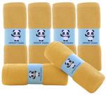 Toalhinhas HIPHOP PANDA Baby Rayon Bamboo, 2 camadas, 10 x 10 cm, pacote com 6