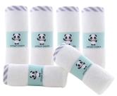 Toalhinhas HIPHOP PANDA Baby Rayon Bamboo 2 camadas 10x10cm cinza