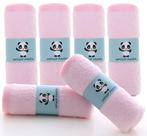 Toalhinhas HIPHOP PANDA Baby Rayon feitas de bambu, pacote com 6