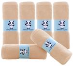 Toalhinhas HIPHOP PANDA Baby Rayon feitas de bambu, pacote com 6