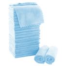 Toalhinhas MOONQUEEN Ultra Soft Premium 30x30cm, pacote com 24 unidades Aquamarine
