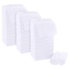 Toalhinhas MOONQUEEN Ultra Soft Premium 30x30cm, pacote com 72 unidades, brancas