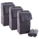 Toalhinhas MOONQUEEN Ultra Soft Premium 30x30cm, pacote com 72 unidades, cinza