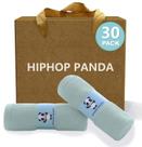 Toalhinhas para bebês HIPHOP PANDA 25x25 cm, bambu, pacote com 30