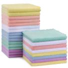 Toalhinhas para bebês HOMEXCEL, pacote com 24, 29x29 cm, macias e absorventes