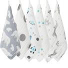Toalhinhas para bebês norinori, toalha de rosto para recém-nascidos, pacote com 6, 25x25cm Toalhinhas para bebês norinori, toalha de rosto para recém-nascidos, pacote com 6, 25x25cm