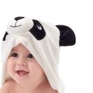Toalla con Capucha para Bebé HIPHOP PANDA 95x95 cm Rayon de Bambú
