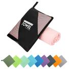 Toalla de Viaje ZIUDBOC de Microfibra, de Secado Rápido y Súper Absorbente, Color Rosa