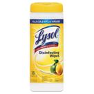 Toallitas desinfectantes para superficies Lysol aroma cítrico, paquete de 35 unidades (18x20 cm)