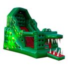 Tobogã Premium Jacaré Top c/ Motor - Brinquedo Inflável Mami