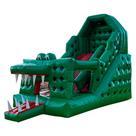 Tobogã Premium Jacaré Top c/ Motor - Brinquedo Inflável Mami