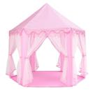 Toca Barraca Cabana Infantil Tenda Iluminada Rosa Menina - Dm Toys